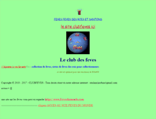 Tablet Screenshot of clubfeves.com
